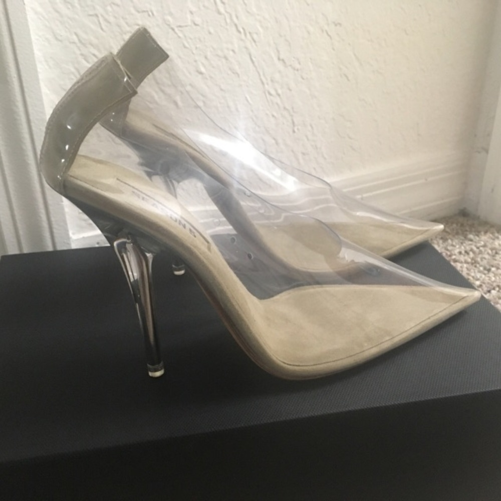 Yeezy season 5 transparent PVC pump